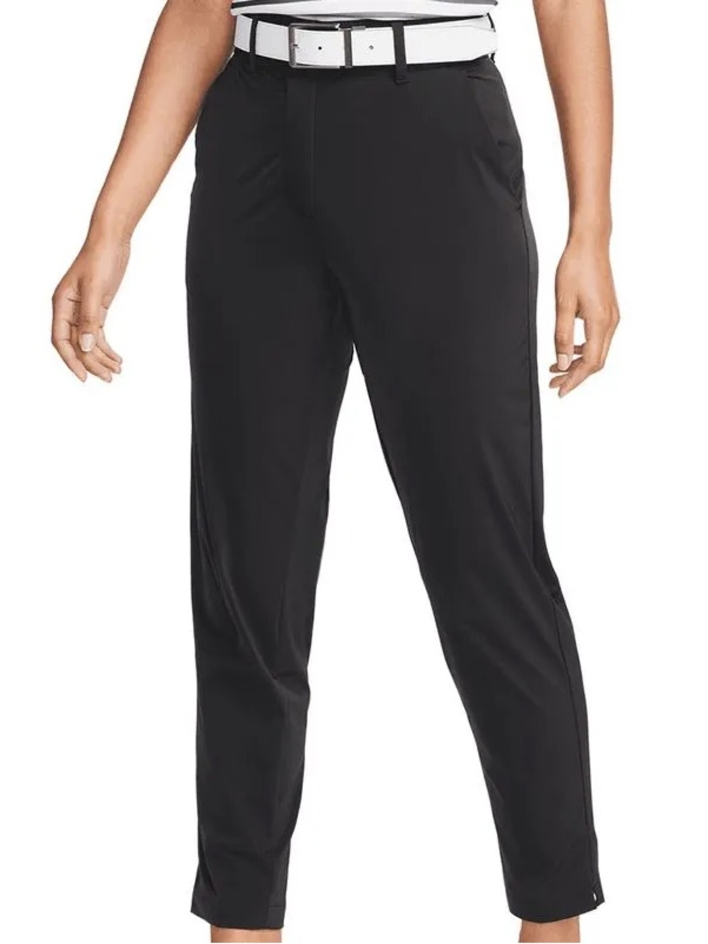 Nike Women’s black Golf tour performance Dri-Fit slit hem pockets pants size 2